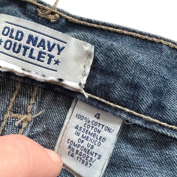 Vintage Old Navy Flare Jeans Women's size 4 6 8 Sz 28 Blue NEW Retro Y2K 90s - Picture 3 of 10